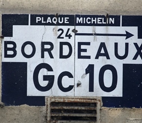 Michelin porcelain street sign