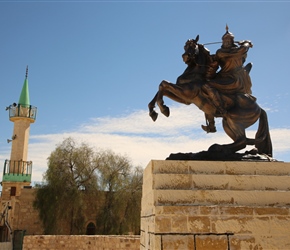 Saladin Statue in Kerak