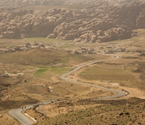 Descending to Little Petra