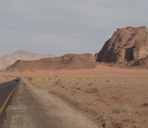 John heads towards Wadi Rum