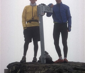 The two Robs on Sognefjellets high point