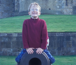 James at Alnwick Castle