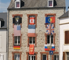 70th anniversary decorated house in Périers