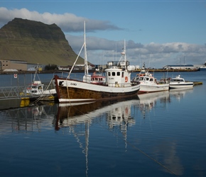 Fishing boat in Grundarfjörður harbour