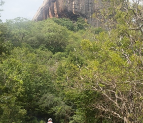 Setting of, we rounded Sigiriya fortress