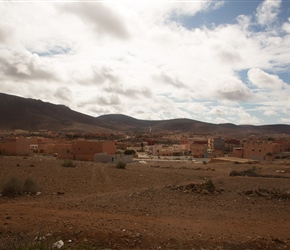 Souk El Arba Du Sahel from the road, a place for cafes and shops