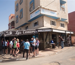 Lunch at Las Canteras Cafe in Sidi Ifni