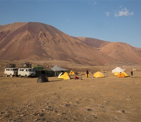 Campsite at the National Park