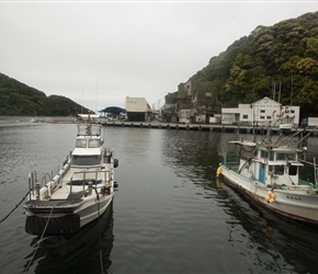Fishing boats and fishing processing plant