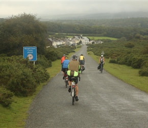 Descending into Clearbrook on Dartmoor. The section of on road between Drakes Trail and the Plym Valley cycletrack