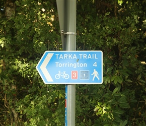 We arrived at the Tarka Trail which we would follow all the way to Braunton
