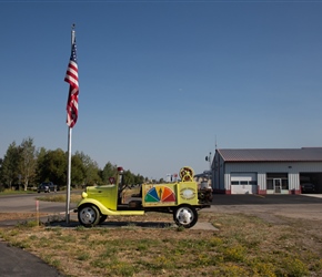 Fire Engine in Driggs