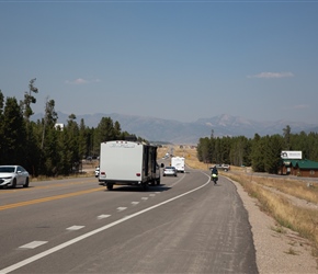 Sharon along route 20 to West Yellowstone