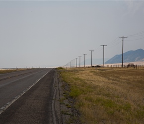 A long road in Montana