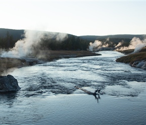 Fumeroles along the Firestone River