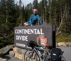 Neil at the Continental Divide