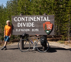 Neil at the Continental Divide