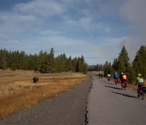 Heading to Morning Glory Pool