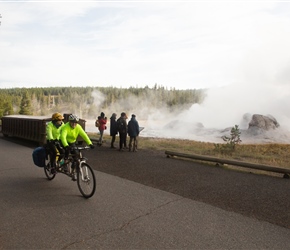 David and Christine pass Geyser