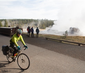 Lorna passes geyser