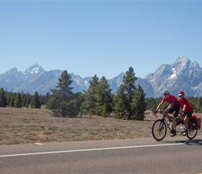 John and Kay pass the Tetons