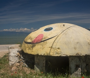 A docorate bunker at Pogradec