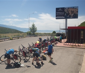 Most brought pedals and saddles. Helpfully the orriginals had been removed to save a bit of time.