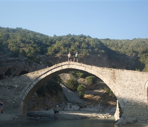 David and Sharon atop the Ottaman Bridge