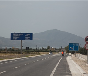 The newer road is ready for the tunnel